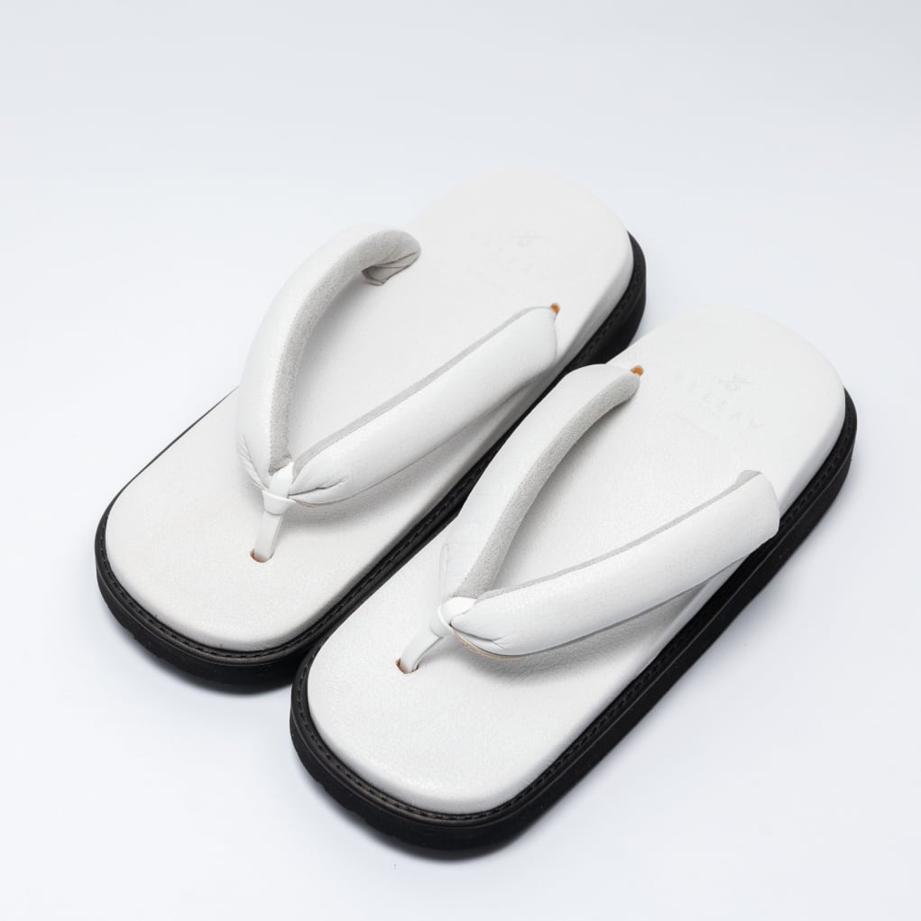 Leather Setta Sandals crashwhite ss‐30005 (SETTA CRACK) | lift-shoes
