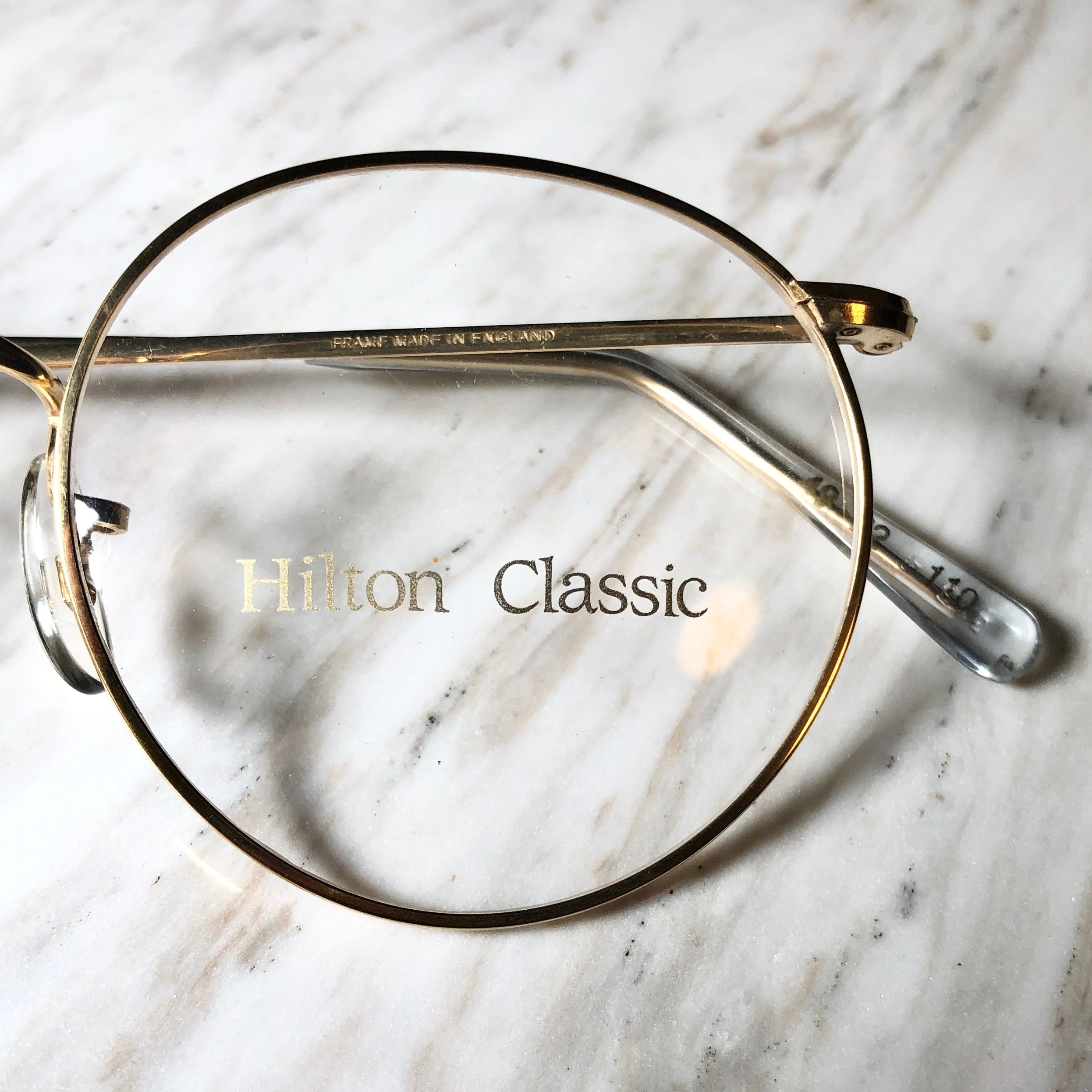 vintage HILTON CLASSIC deadstock glasses 