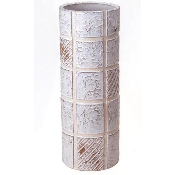 窯肌壺型傘立 （信楽焼き・陶器・傘立て・梅雨・雨・玄関・収納・B043