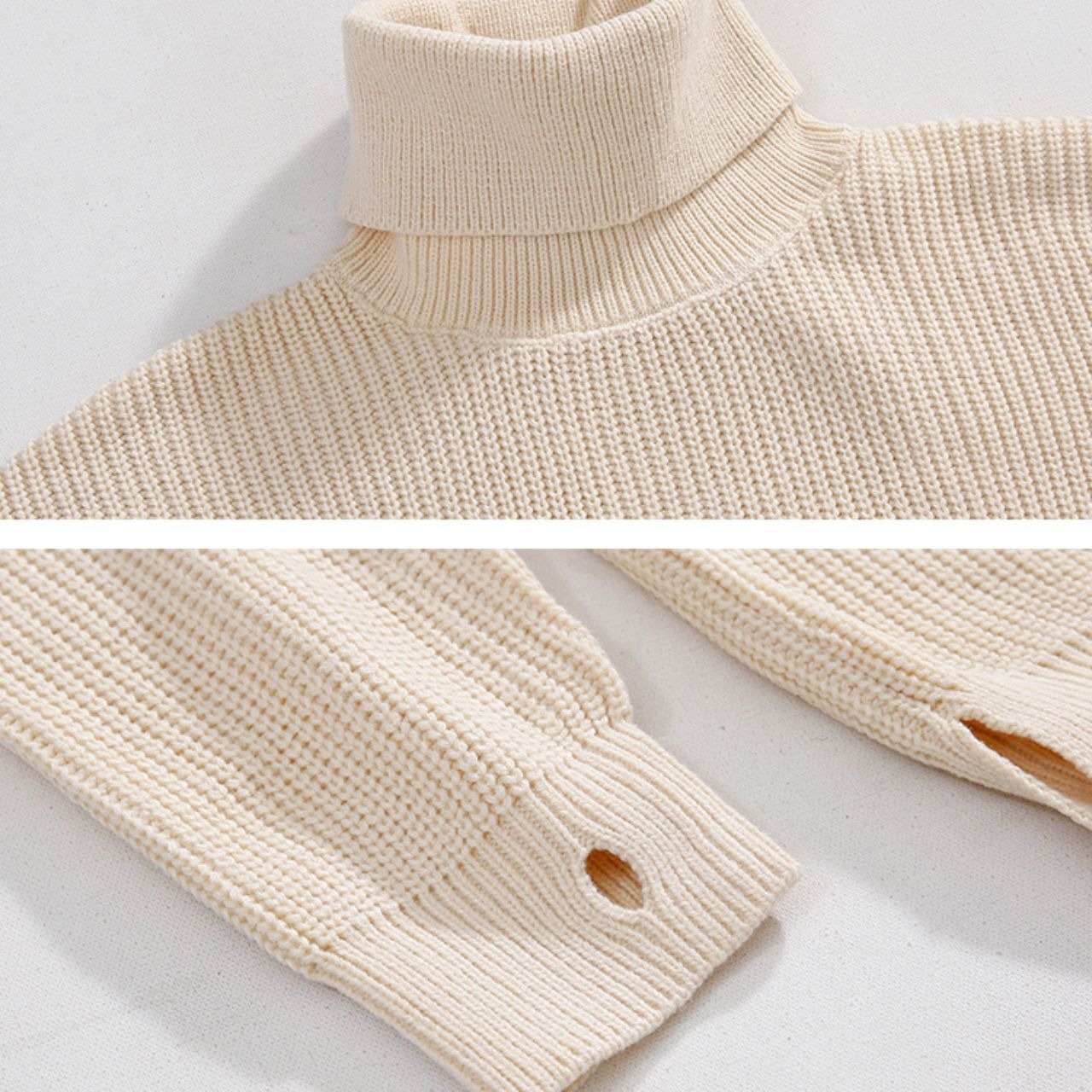 ボトルネックベーシックニット　MT0080367