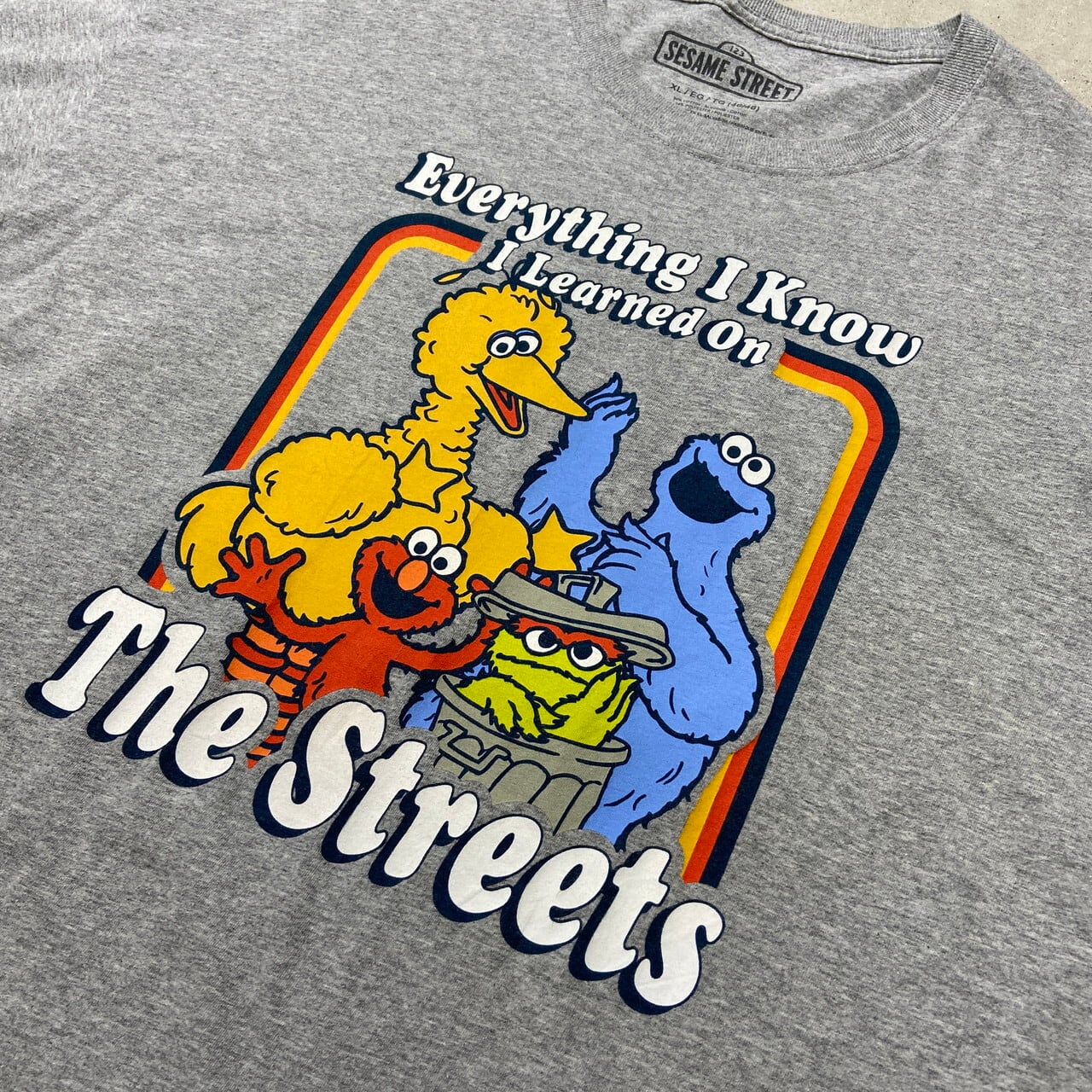 SESAME STREET セサミストリート キャラクタープリントTシャツ メンズ 