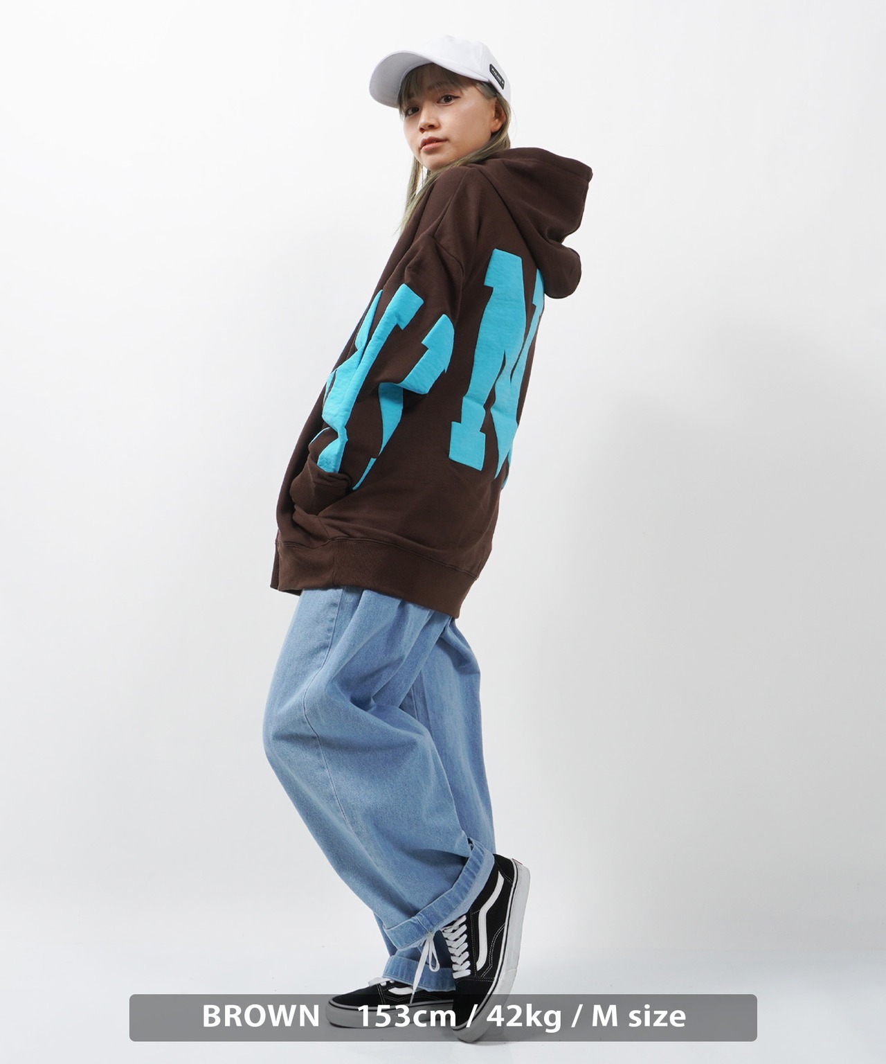 \SALE/◆ビッグロゴ 立体プリント ビッグパーカー◆ng-82522