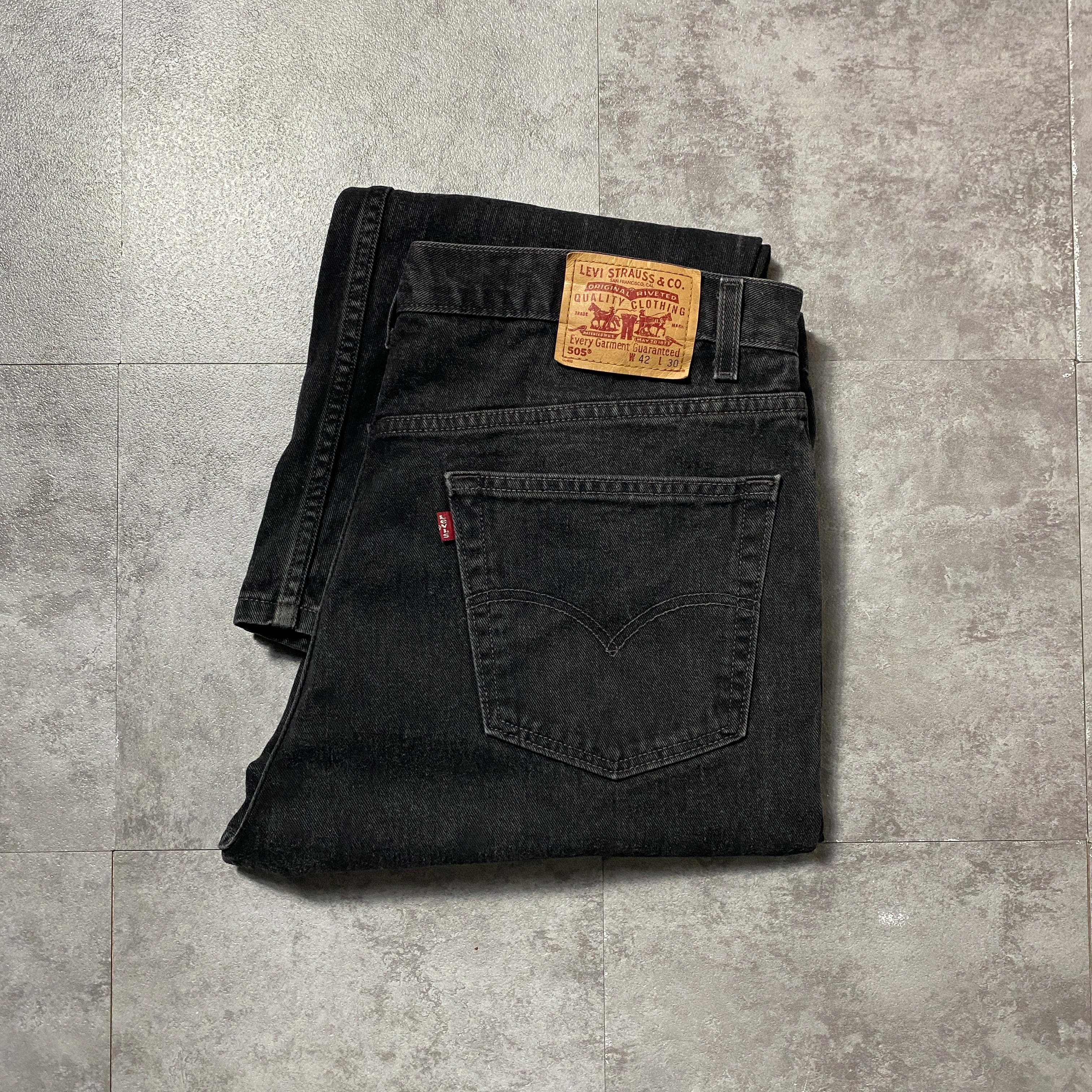 W34 L34】Levis 505 リーバイス ジッパーフライ 140周年 先染め