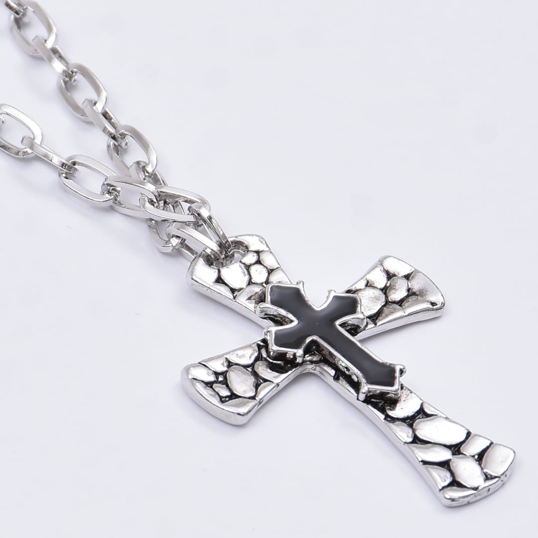 ヴェロニカ　クロスネックレス 12/22新着】クラッククロスネックレス | VOLCAN&APHRODITE