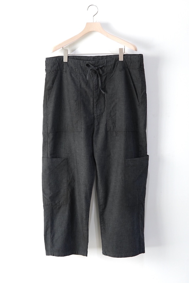 ANCELLM / CHAMBRAY BAKER CARGO PANTS / ANC-PT41-B