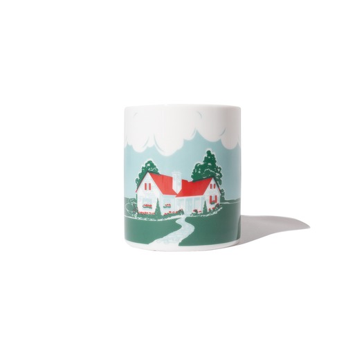 【HELLA GREEN】Glass Mug (WHITE)〈国内送料無料〉