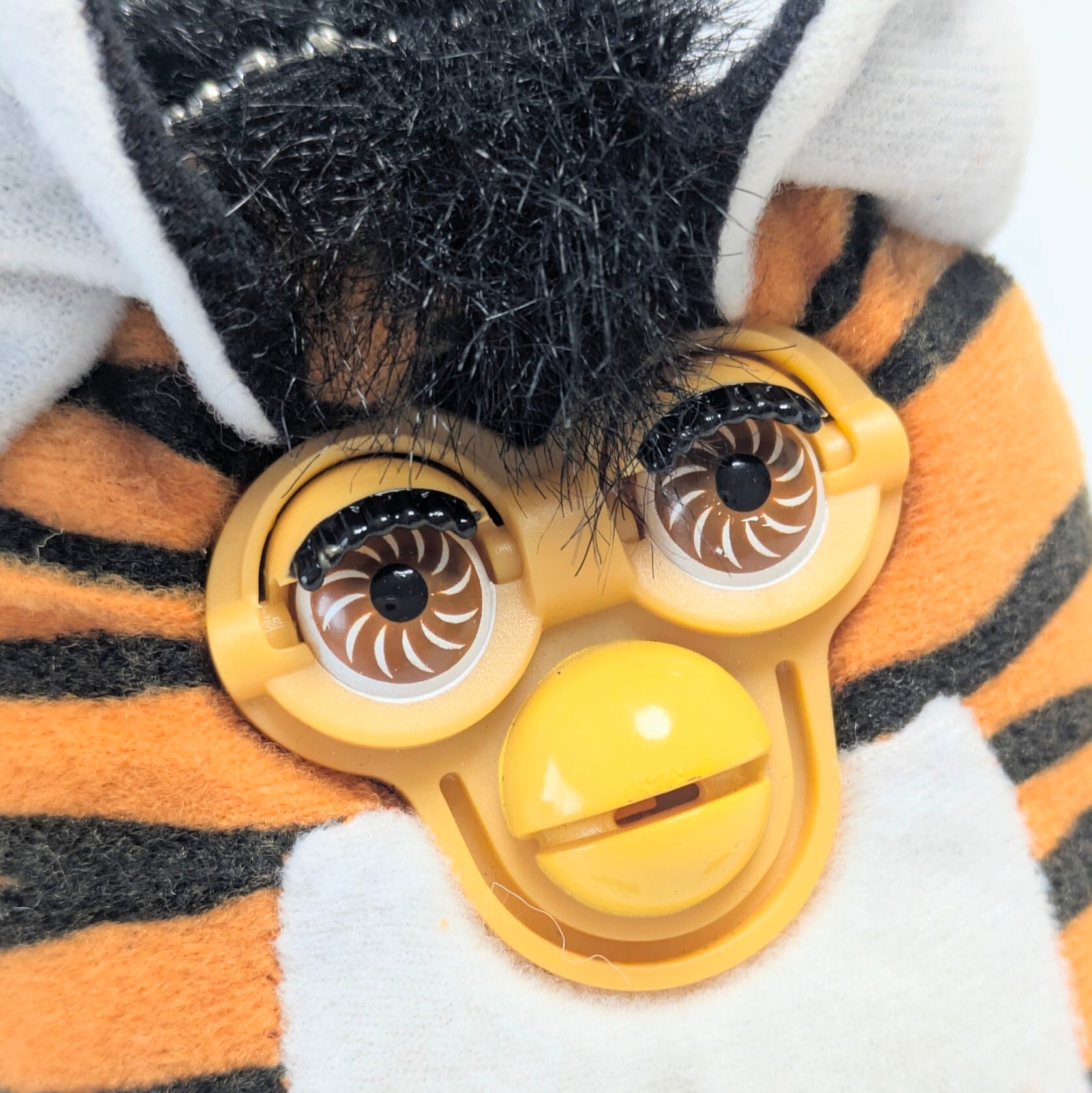 ☆ VINTAGE2000 ☆【 McDonald's × Furby ( ファービー )】 マクドナルドミールトイ / 2000年製 / ボールチェーン ぬいぐるみ キーホルダー 〚アメリカン雑貨 アメトイ〛