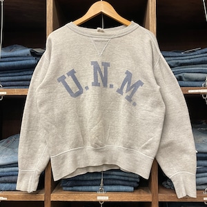 1960'S VINTAGE WILSON FRONT-V SWEAT SHIRT 染み込み
