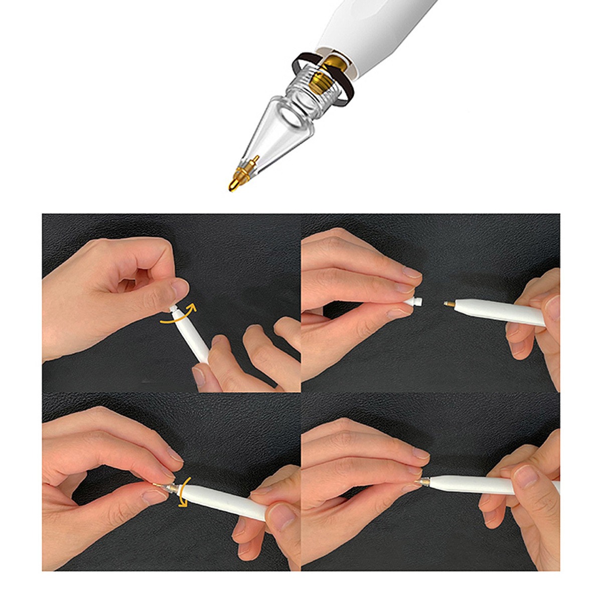 国内正規品 ifeli アイフェリ Apple Pencil用 クリスタルメタルペン先 