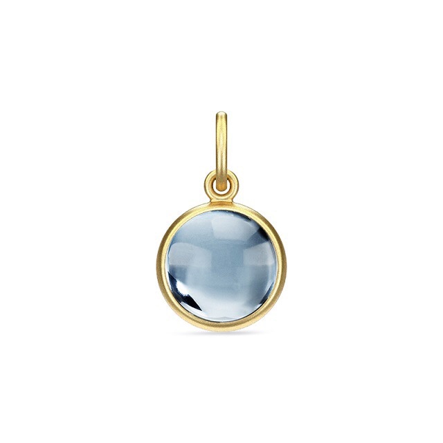 JULIE SANDLAU PRIME PENDANT  ICE BLUE CRYSTAL