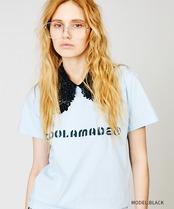 【直営限定ITEM】パール×フラワーレースフェイクカラー (BLACK)　CQ-48506H