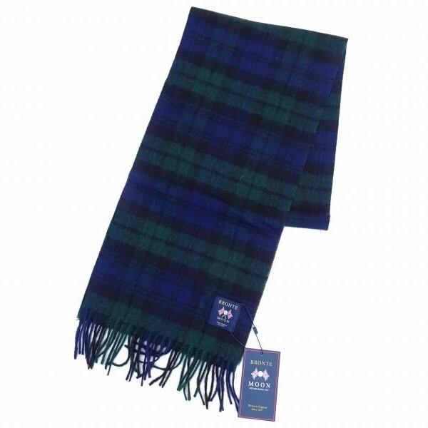 BRONTE MOON (ブロンテバイムーン) Dales Scarves - Tartan Check ブラックウォッチ