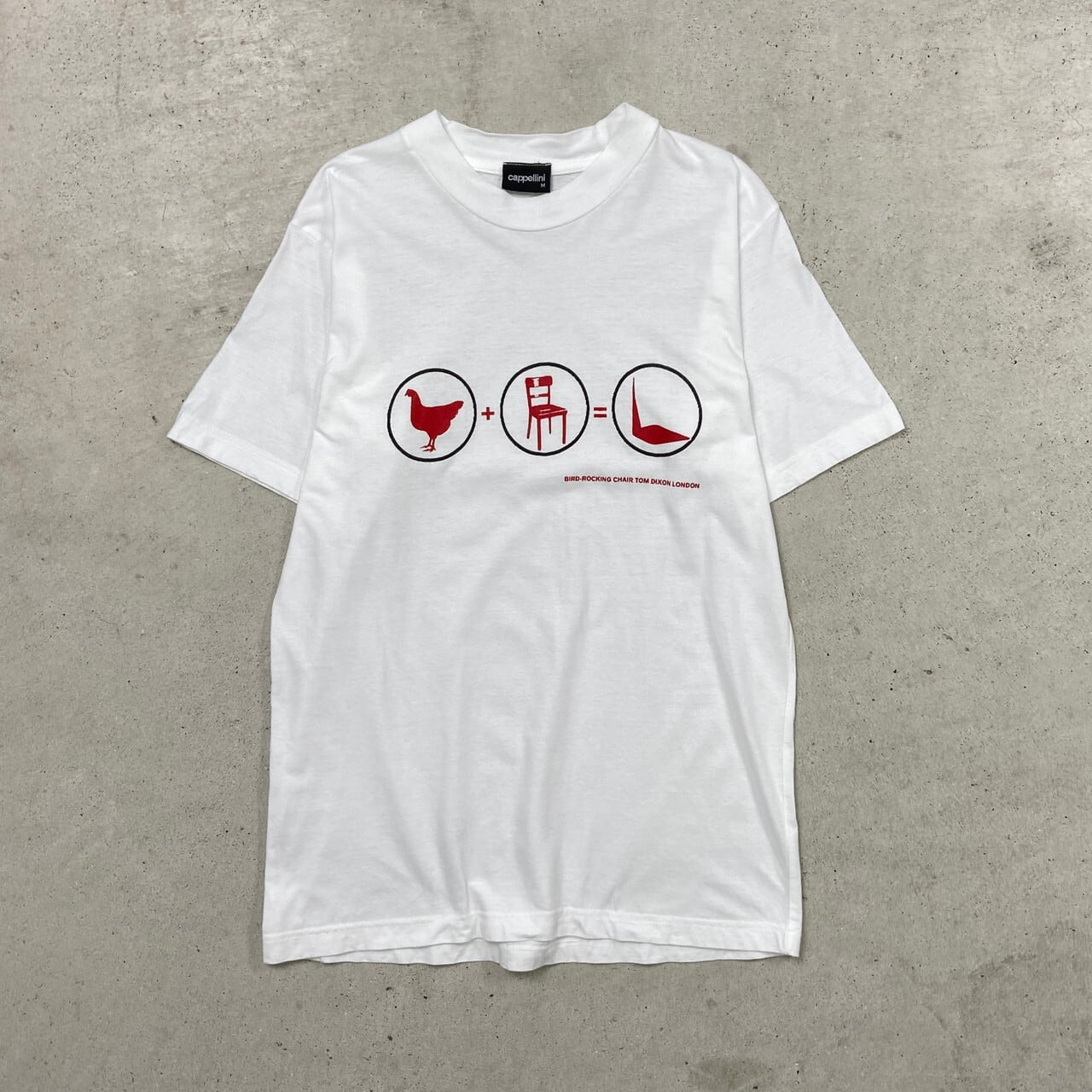00年代 cappellini TOM DIXON アドバタイジングプリント Tシャツ