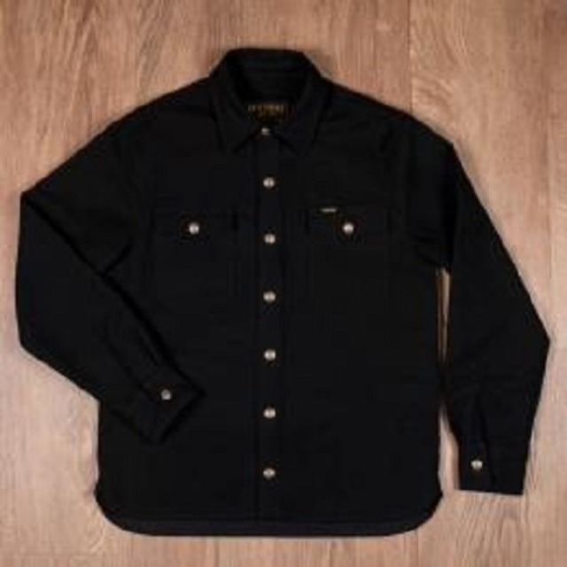 ＊Pike Brothers 1943 CPO Shirt Moleskin Sulphur Black＊ - メイン画像