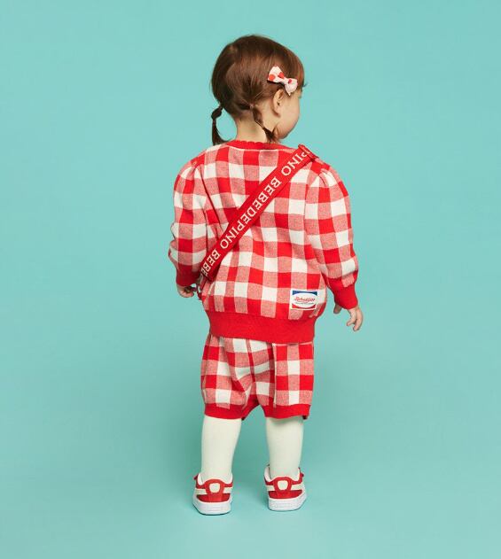 BEBE DE PINO] All over hello ribbon heart cross bag 正規品 韓国