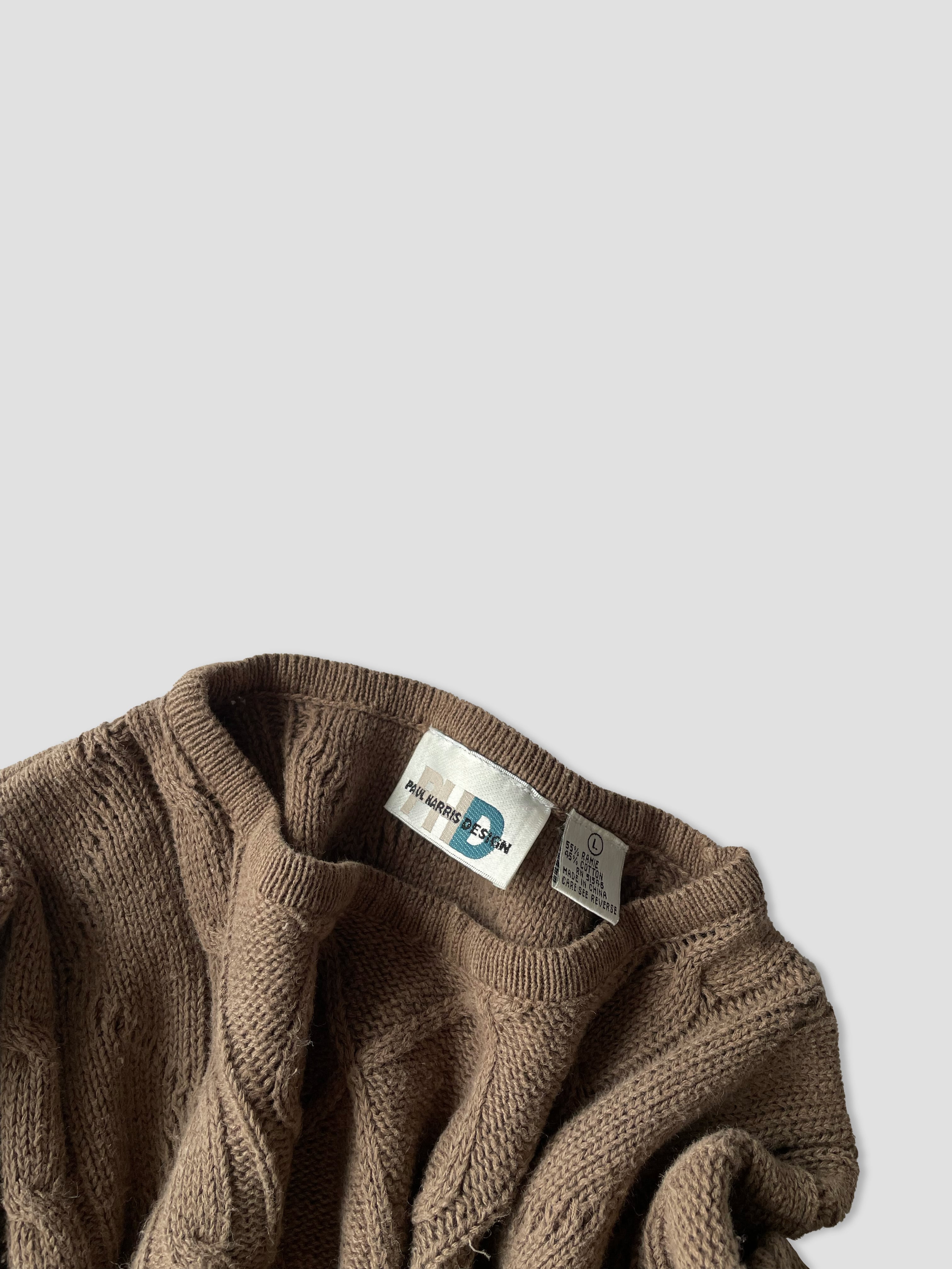 90s paul harris design cable knitted sweater | 岩切商店 宮崎 90s paul harris design cable knitted sweater | 岩切商店 宮崎