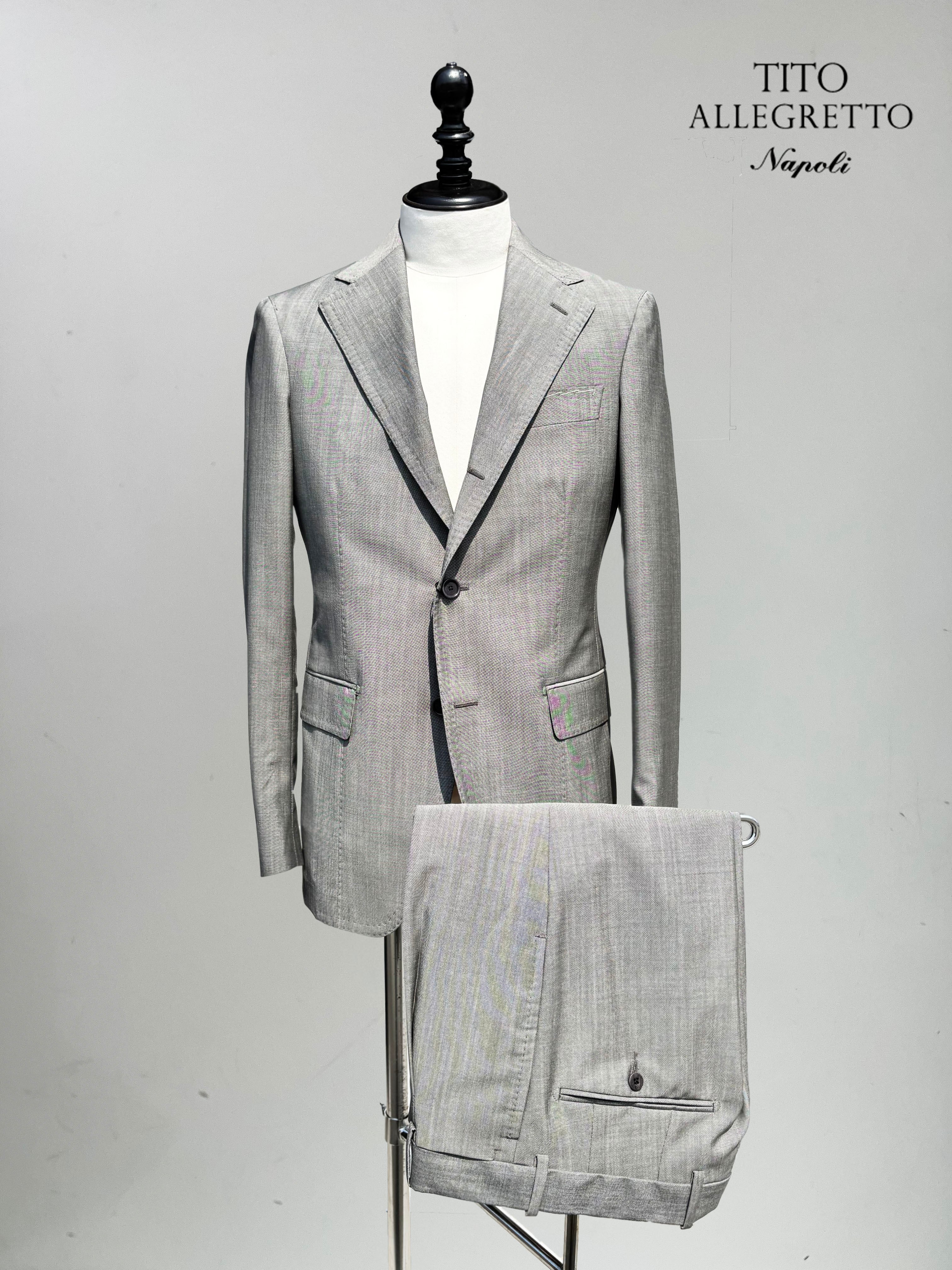 TITO ALLEGRETTO（ティトアレグレット）ウール スーツ LIGHT GRAY