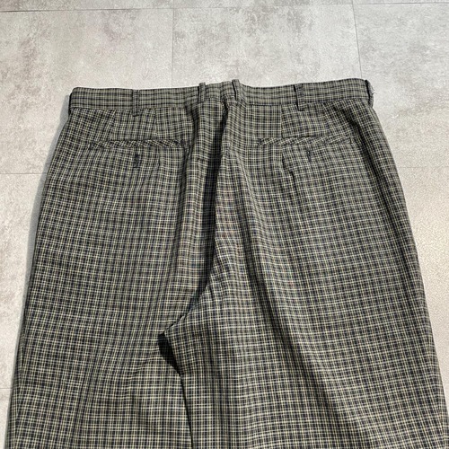 90s balenciaga バレンシアガ スラックス チェック【W35】 詳細写真4