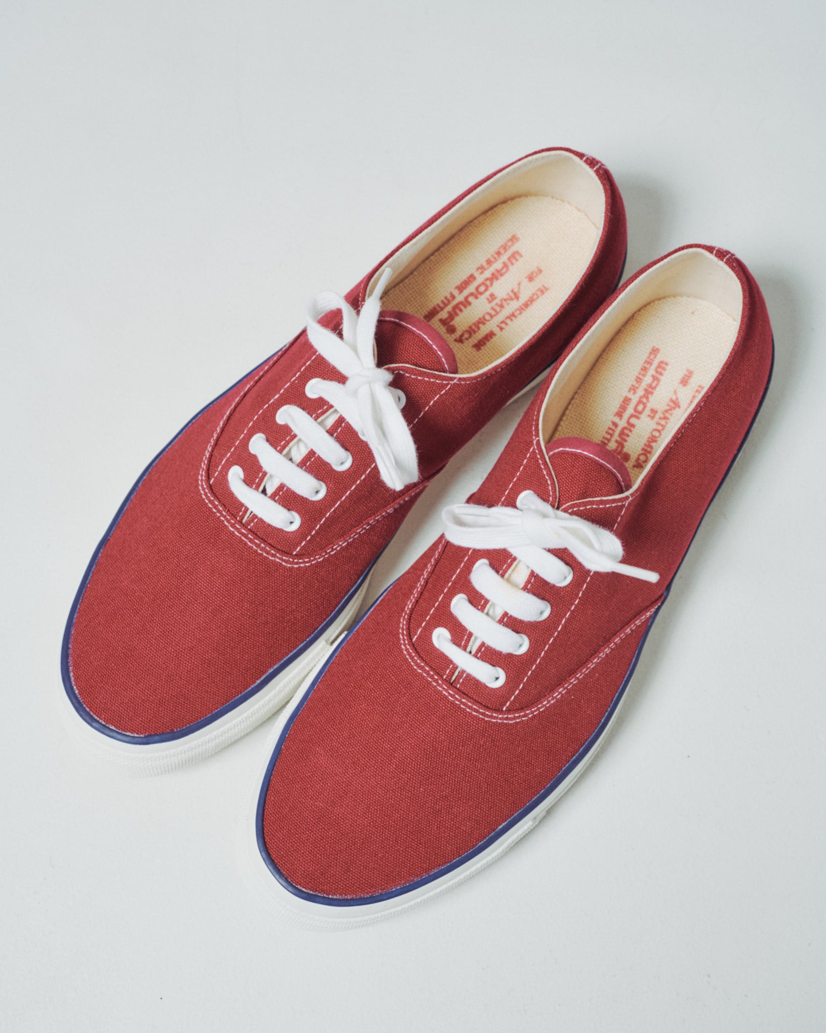 未使用】 ANATOMICA WAKOUWA deck shoes sneaker BURGUNDY Alden last