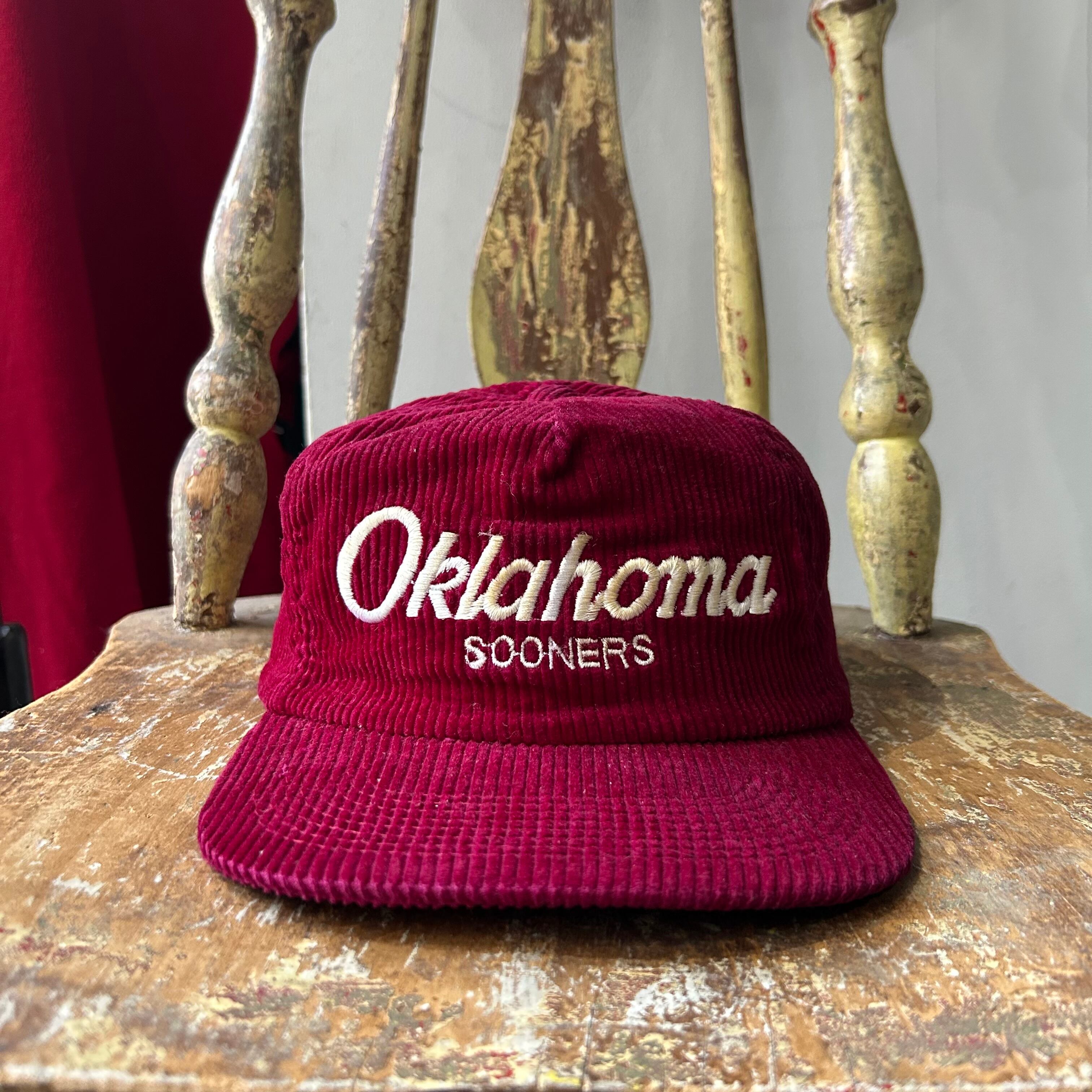 〜90s Oklahoma SOONERS corduroy cap【仙台店】
