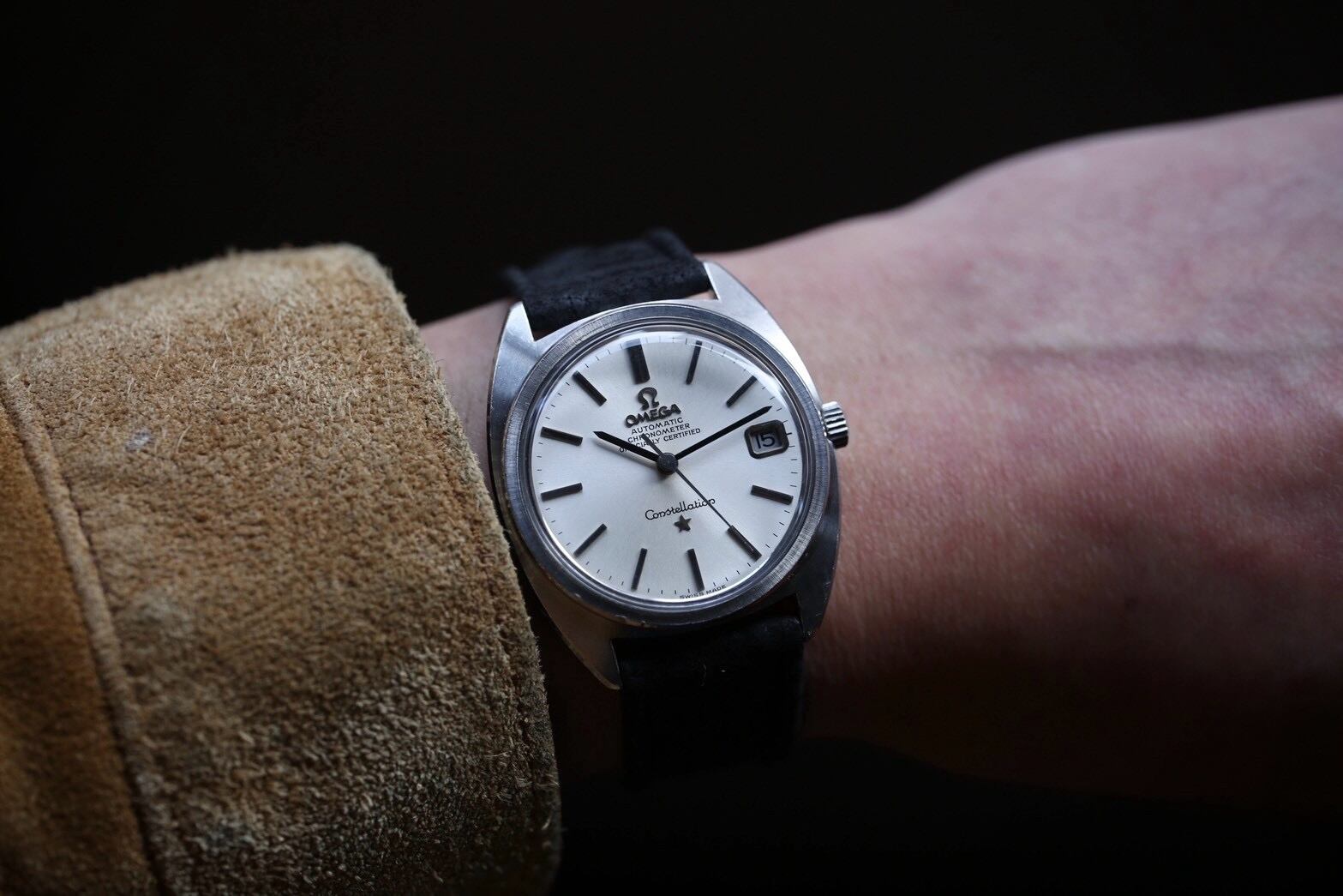 OMEGA】 1970年製 オメガ コンステレーション Cライン フラットベゼル