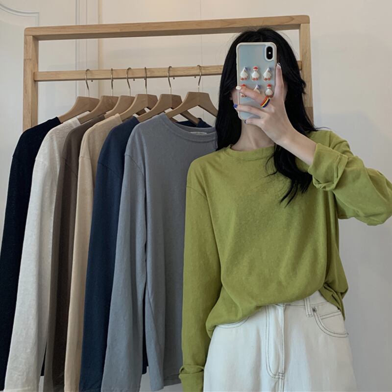 ブラックトップス サマーTシャツ 薄手ルーズ ロング 大人ガーリー スウィート キュート カジュアル 夏物 1号婦人55268660473