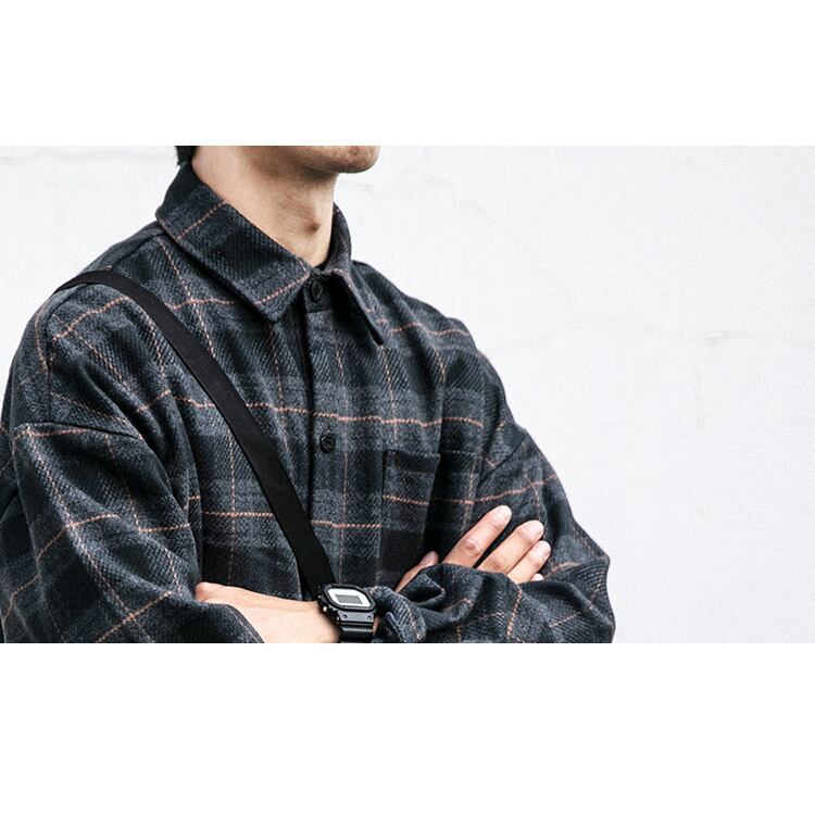 ★BRUSHED CHIC WARM CHECK SHIRT　　　32253