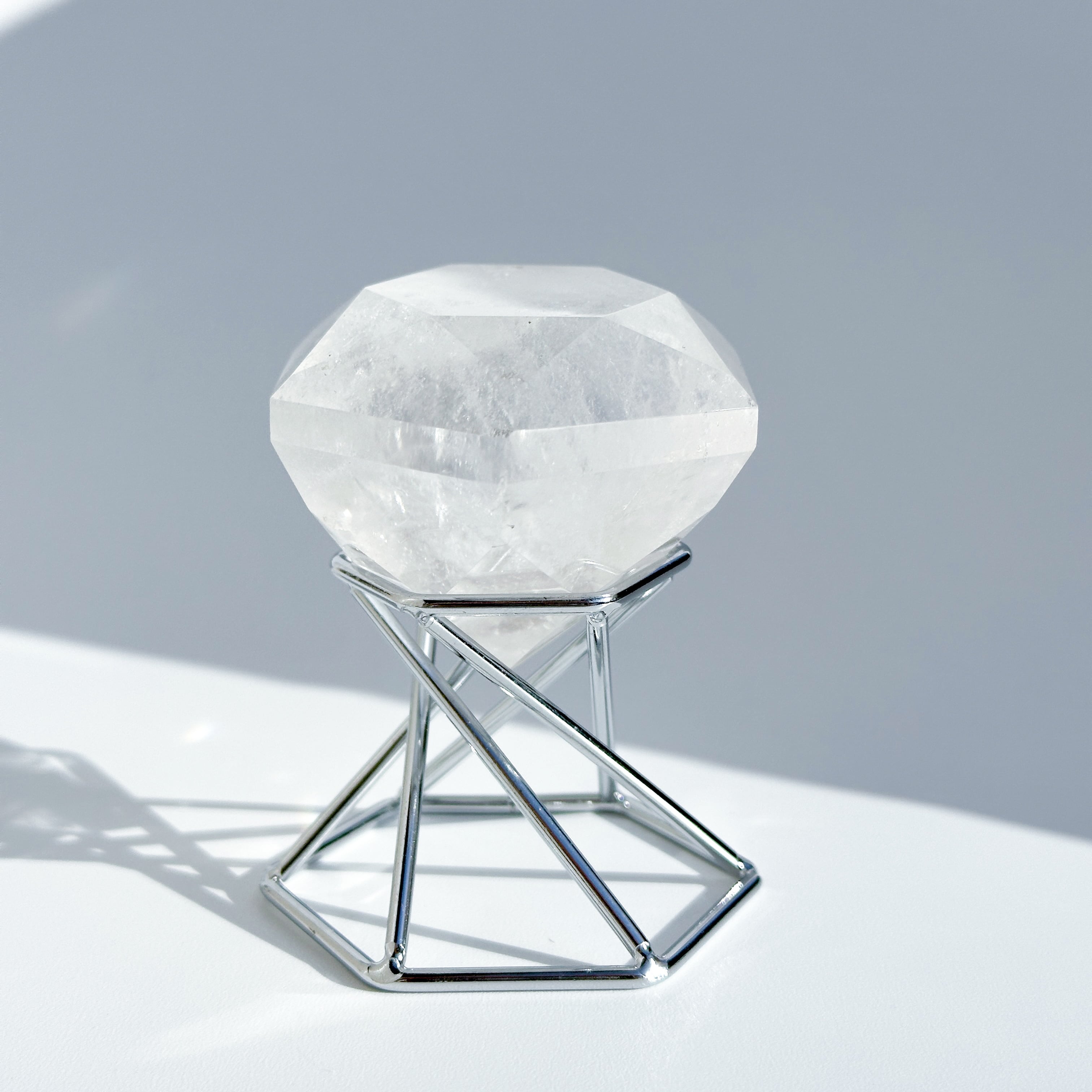 ミナスジェライス産クリアクォーツ ダイヤモンドカット81◇Clear