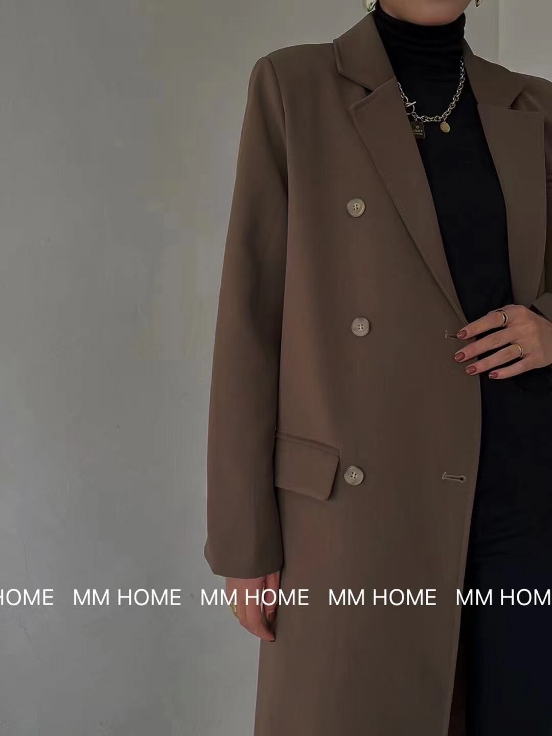 ロングダブルジャケット　AJ42441-6630