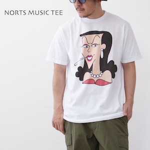 NORTS MUSIC TEE [ノーツ ミュージック ティー] PRINT TEE MUSIC -Natasha- (As Worn By Kurt Cobain, Nirvana) [natasha] カートコバーン・ニルバーナ・プリント ミュージック Tシャツ ナターシャ・半袖・バンドT・MEN'S/LADY'S [2024SS]