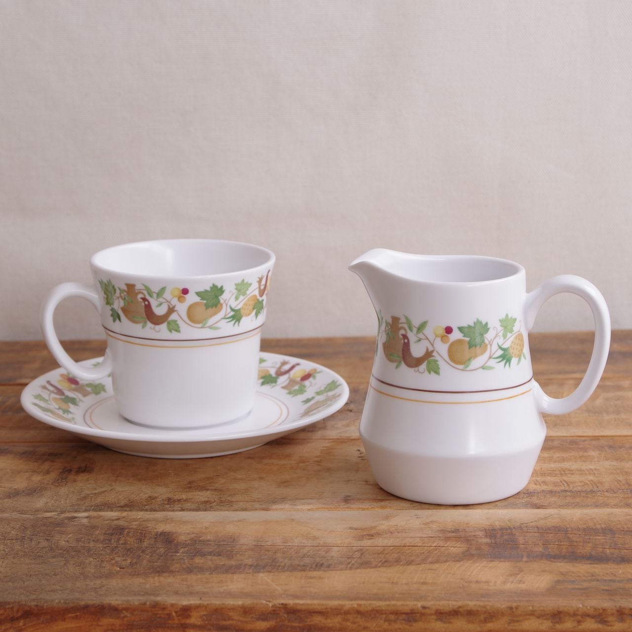 ノリタケ Noritake プログレッション ホームカミング 鳥 フルーツ柄