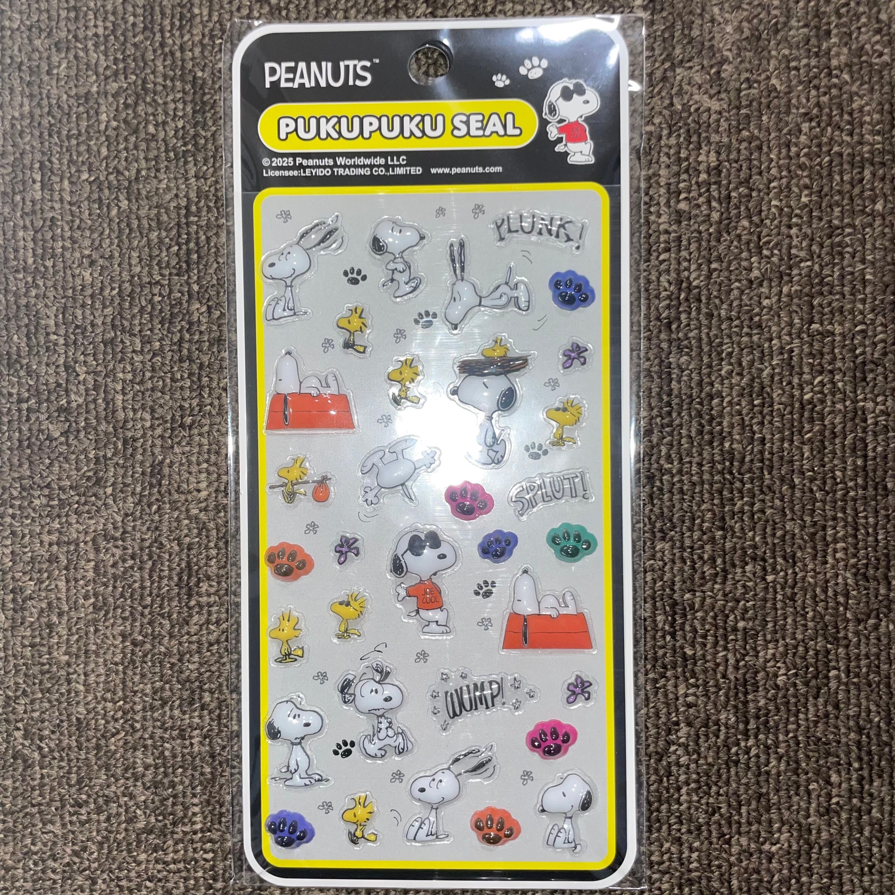 ♡送料込 ♡即日発送 【 スヌーピー 】PUKUPUKU SEAL PEANUTS SNOOPY ♡送料込 ♡即日発送 【 スヌーピー 】PUKUPUKU SEAL PEANUTS SNOOPY