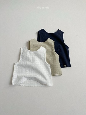 【予約】Oha Sleeveless Blouse / minirobe