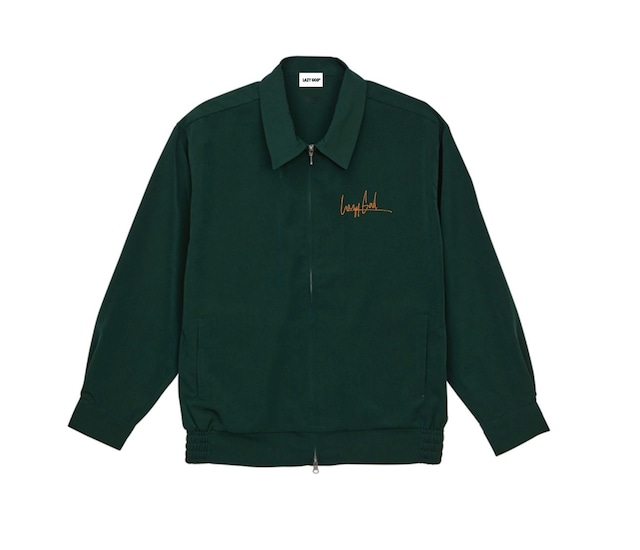 '' CURSIVE LOGO '' JACKET GREEN