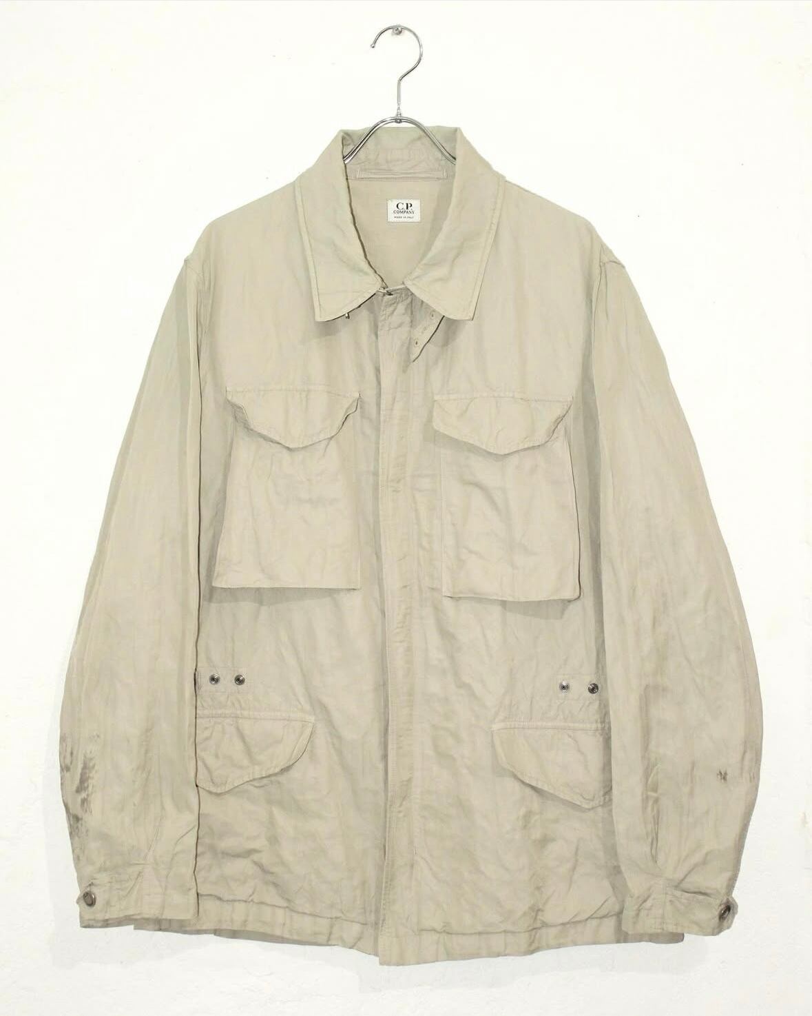2005SS C.P.COMPANY Wrinkled Zip-up Jacket ITALY製