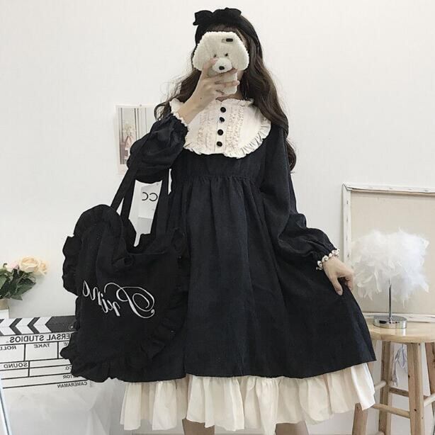 春秋服春秋レディース春秋ワンピース長袖可愛いロリータ 春秋服春秋レディース春秋ワンピース長袖可愛いロリータ