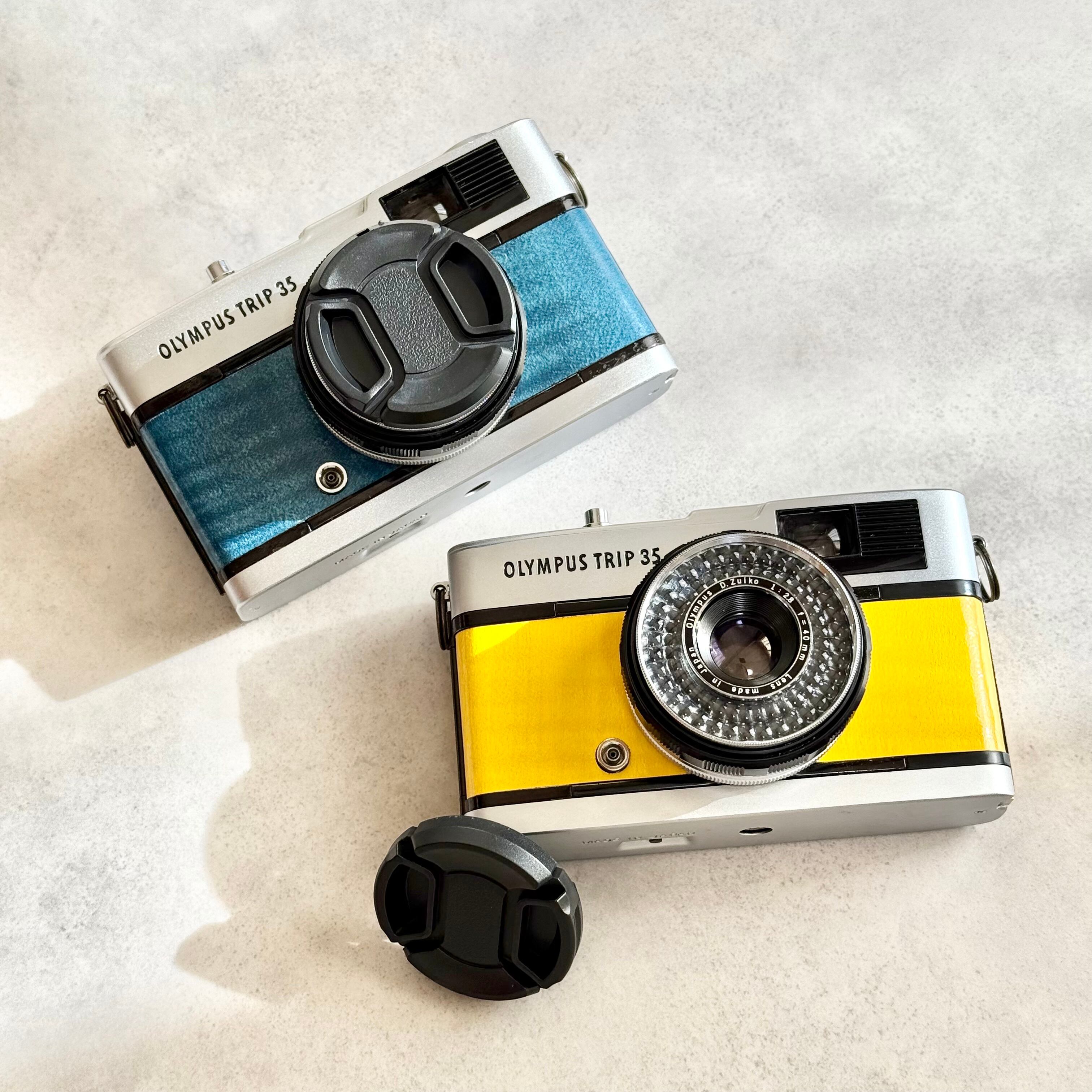 OLYMPUS　Trip35(動作美品) Denim Blue デニムブルー Olympus Trip35 | Macha Cameras