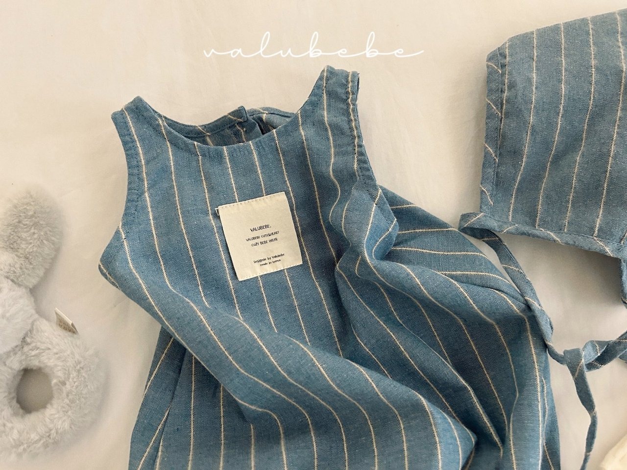 [valubebe] Papillon Button Bodysuit / [벨루베베] 빠삐용버튼슈트