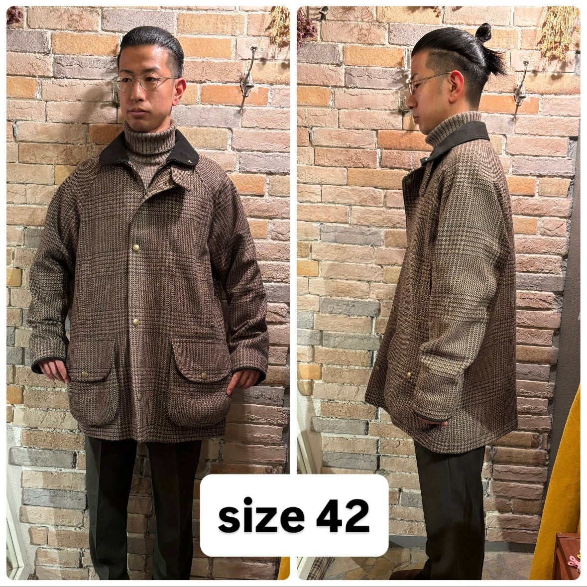 Chrysalis ｢anemone別注品」 6サイズ AW25 ツイードハーフコート