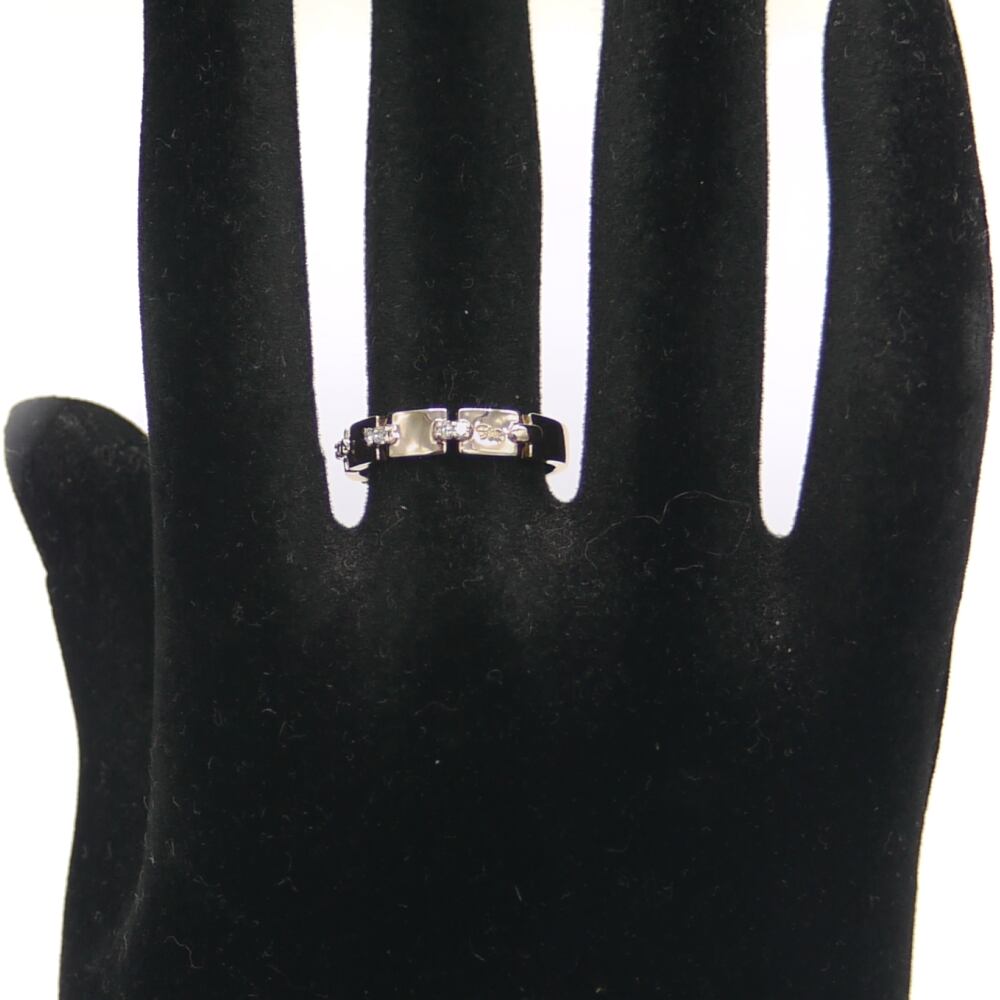 STAR JEWELRY スタージュエリー K18PG ダイヤモンド デザインリング 18