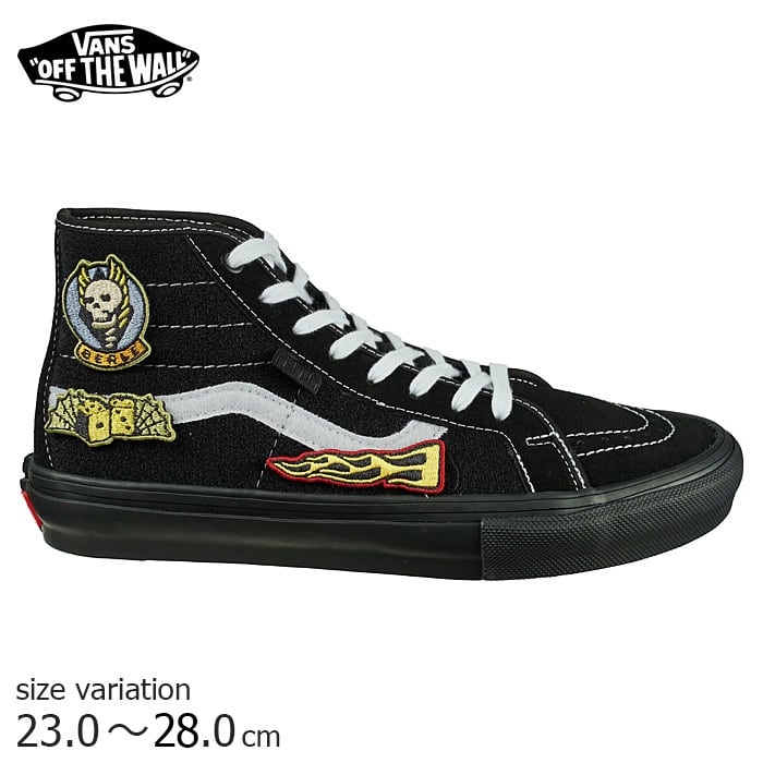 メンズVANS SK8-HI スケートハイ　スカル　28cm スケートボーディング