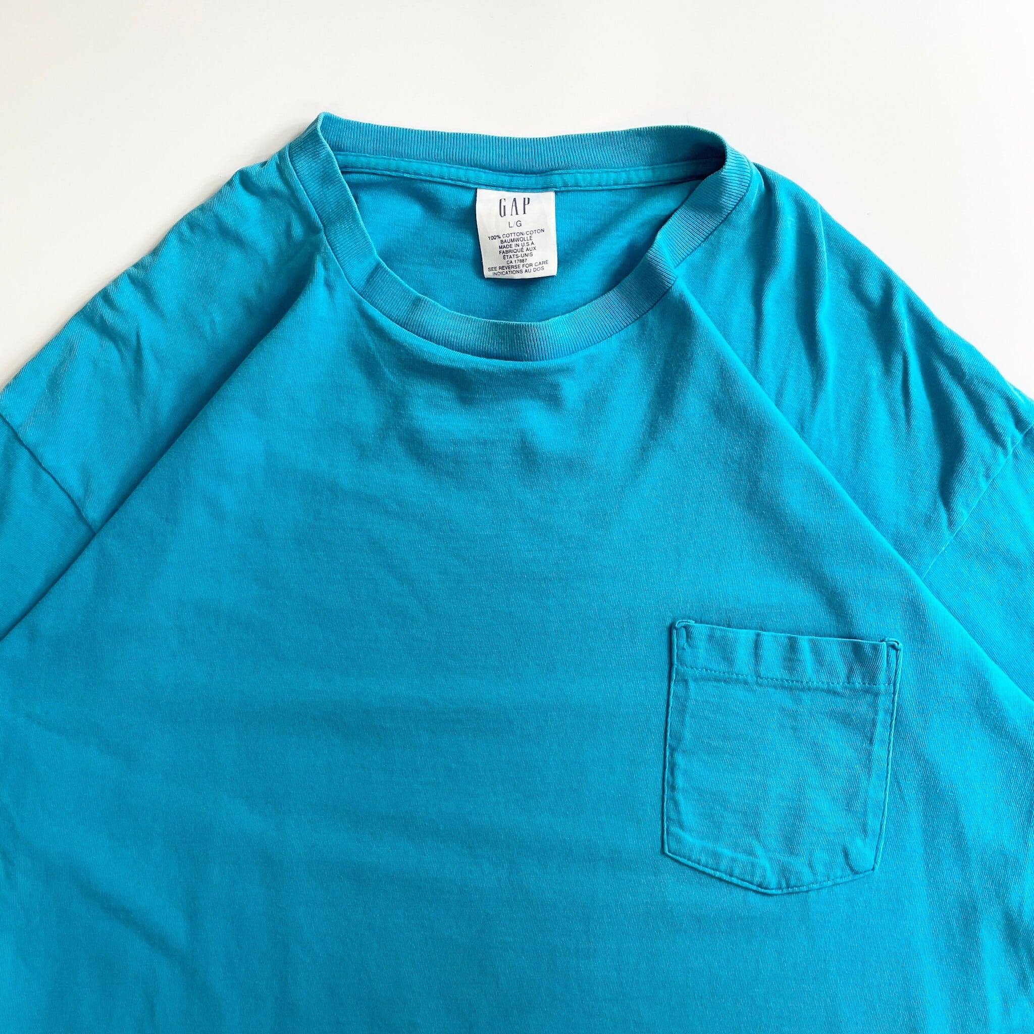 00s GAP Pocket Tee Turquoise