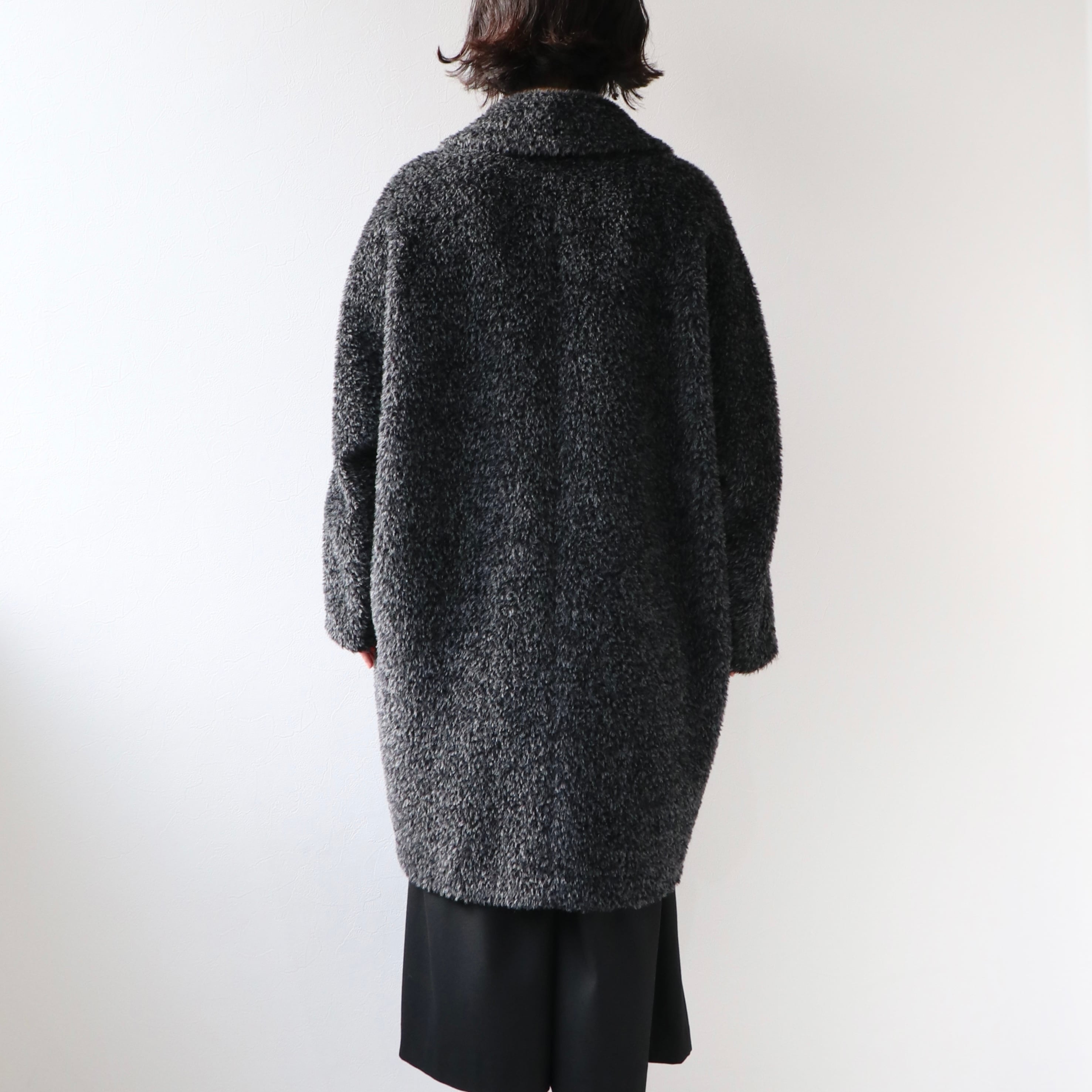 Max Mara アルパカ シャギーコート グレー マックスマーラ | 2122TOKYO