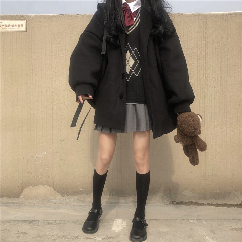 ウィンタースタイルカラーオータムコート ルーズ 秋物 冬物 萌量不足39777958226