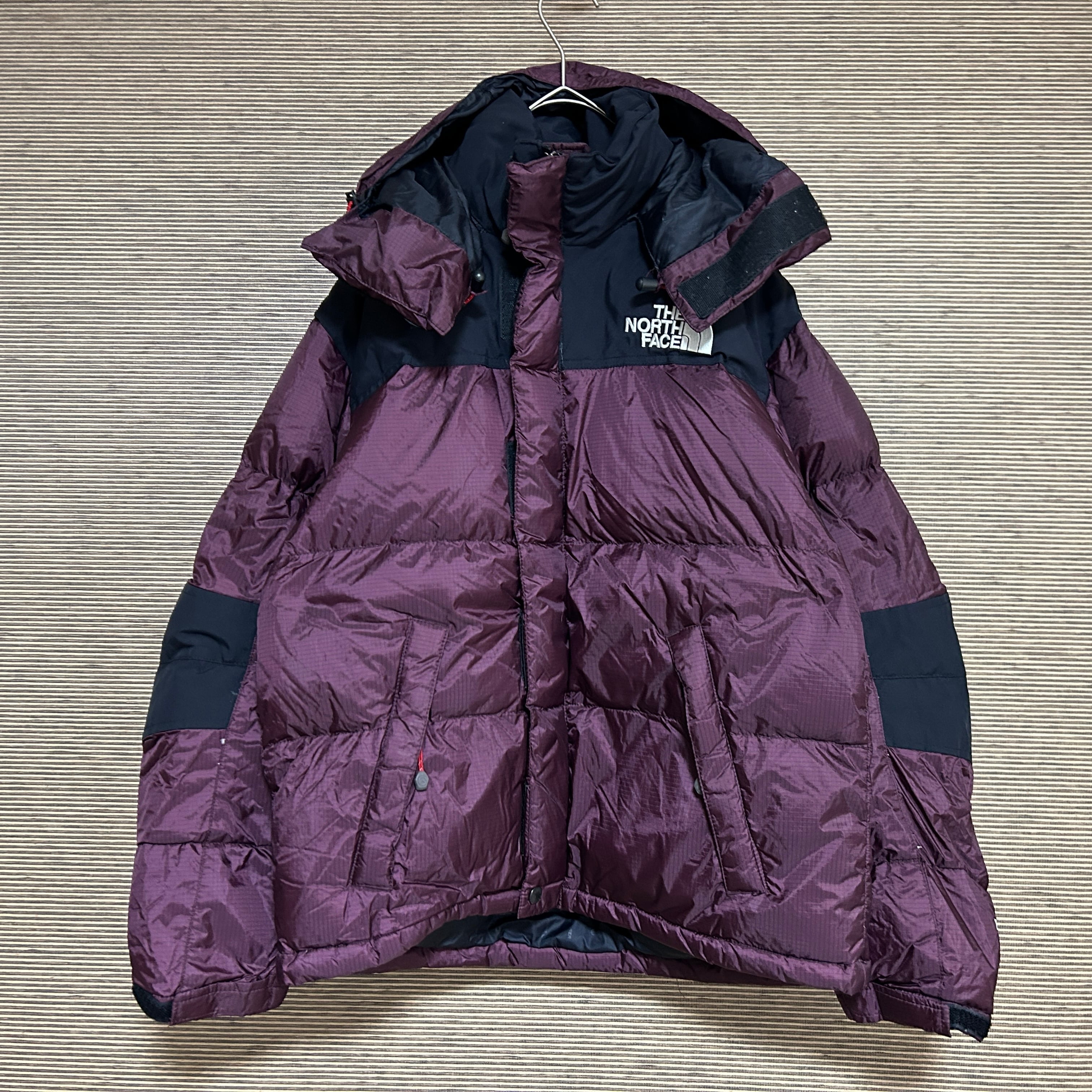 ノースフェイス ロングダウンコート ベンチコート ブラック S 刺繍黒