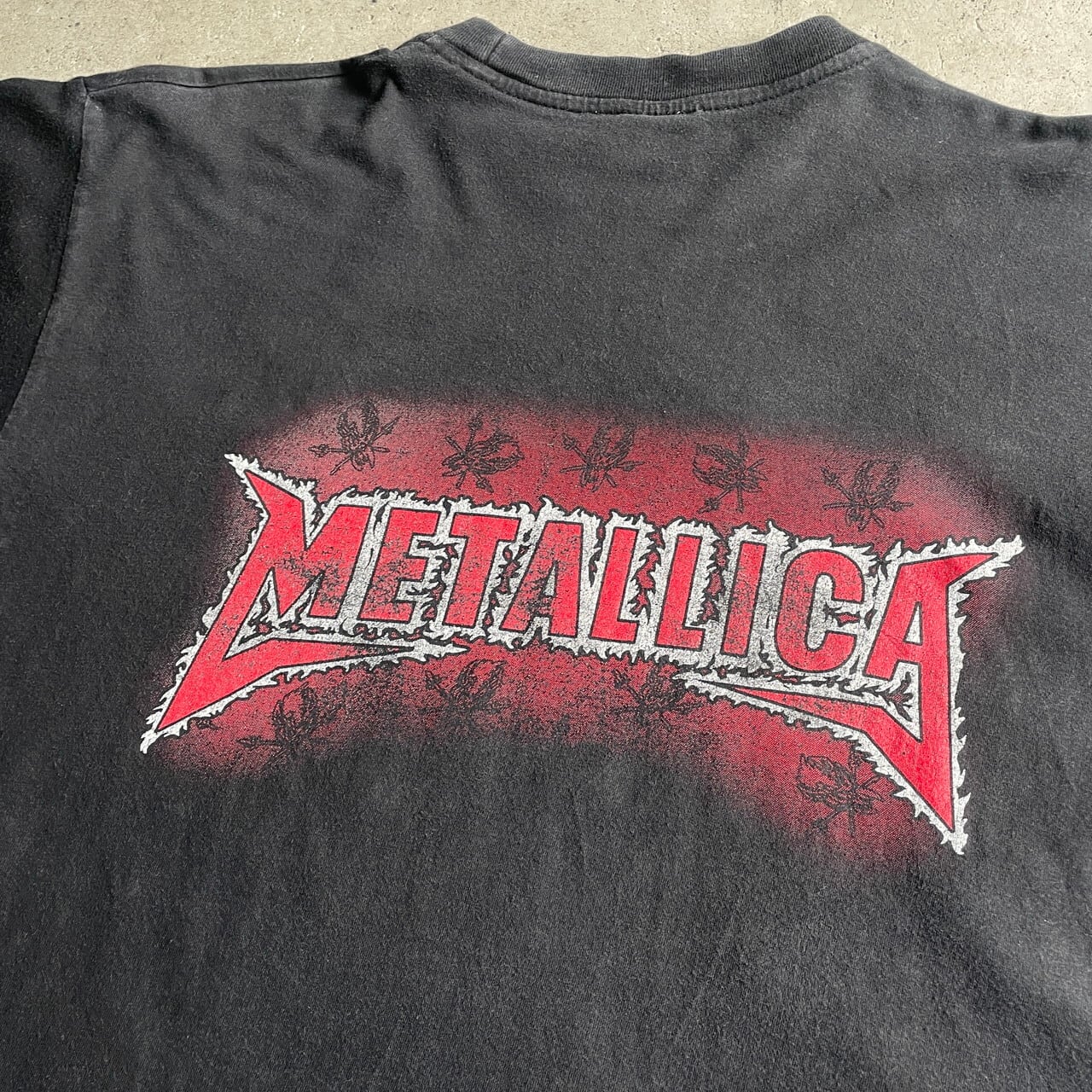 METALLICA メタリカ バンドTシャツ メンズXL 古着 スカル リプリント