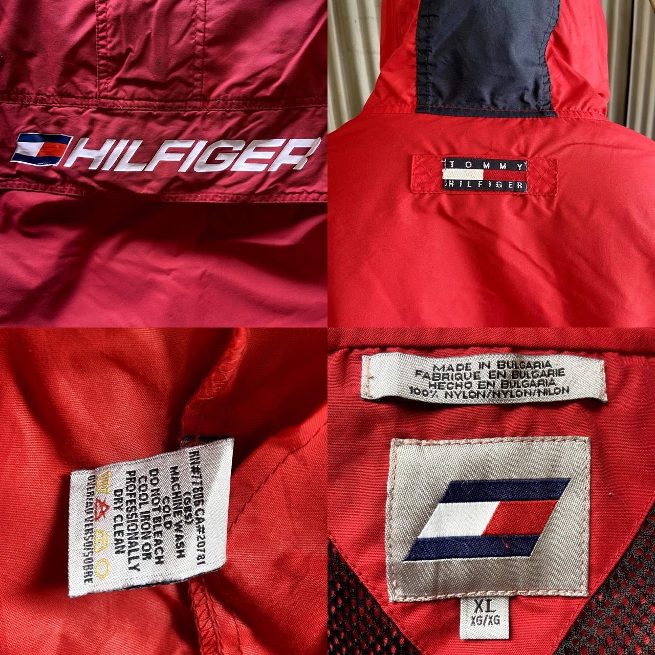 90年代 TOMMY HILFIGER トミーヒルフィガー ナイロン アノラック 
