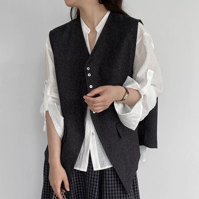 button design vest 14674