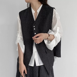 button design vest 14674