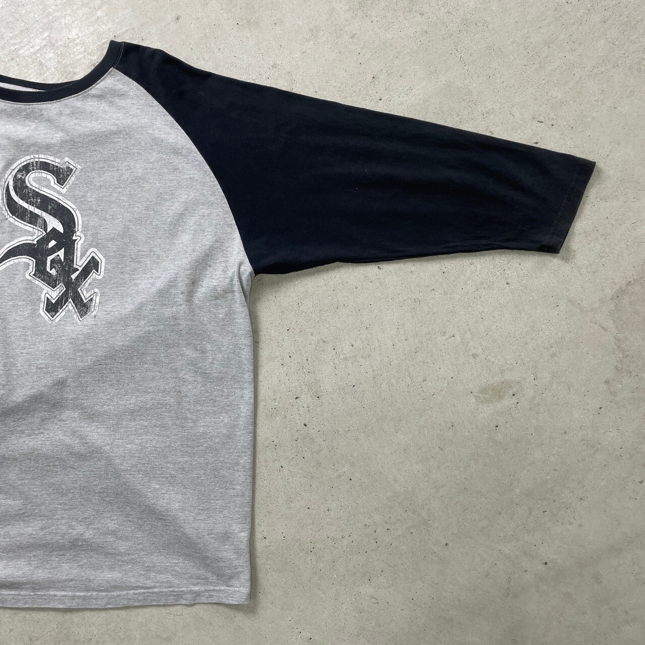 MLB ホワイトソックス ラグランTシャツ ロングTシャツ ロンT メンズXLT 